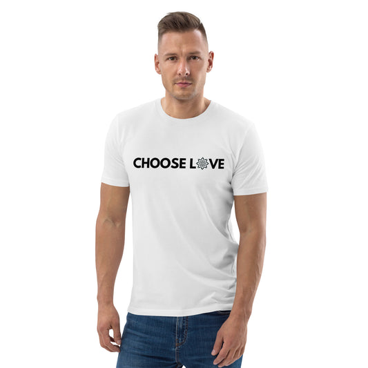 Choose Love - Unisex Organic Cotton T-Shirt #3