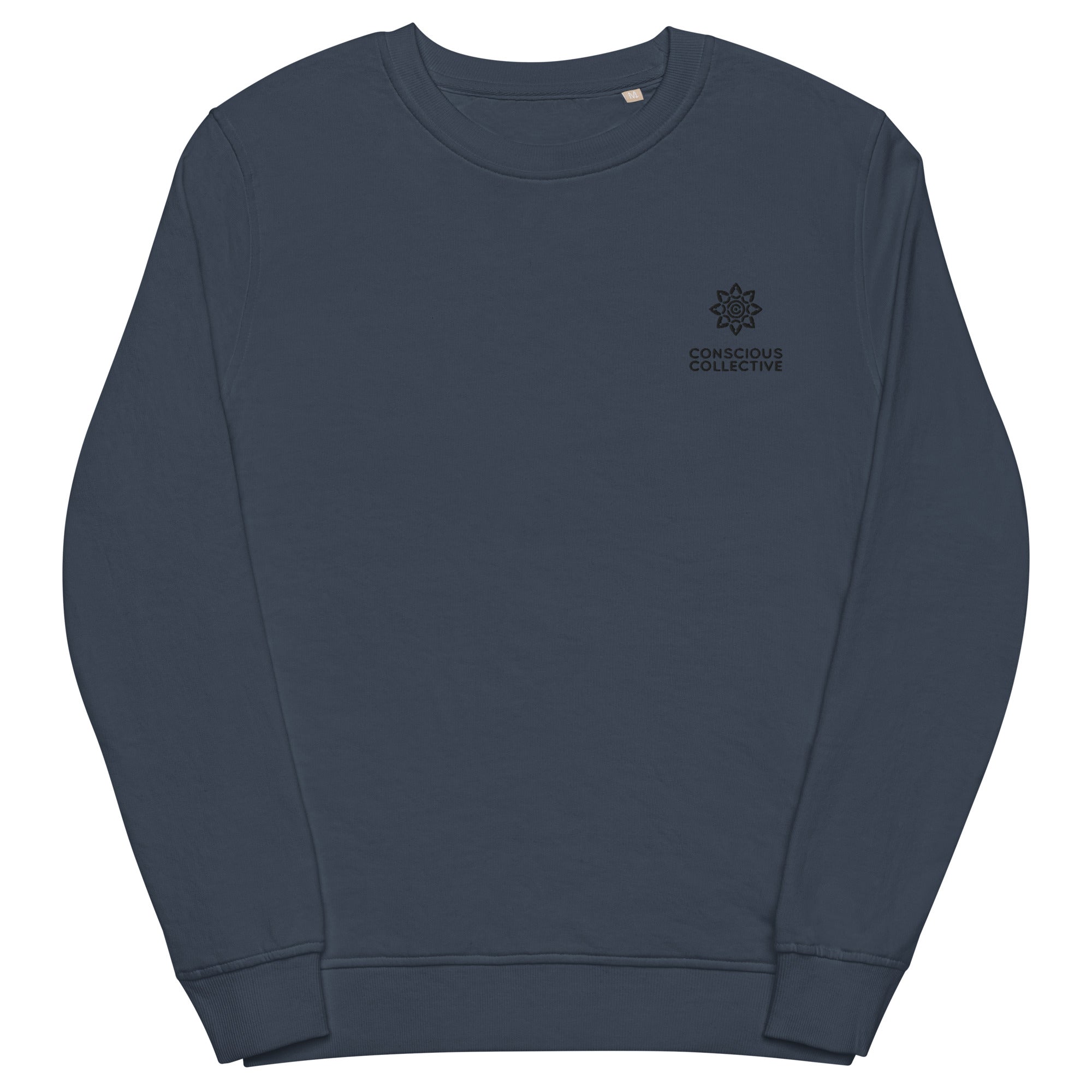 スウェット CCC Embroidered Logo Switching Swaet CC Logo — Organic Cotton Sweatshirt (Embroidered) – Conscious